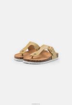 Anna Field kvinner t-bar sandaler khaki P266L1543 - Bilde 3