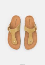 Anna Field kvinner t-bar sandaler khaki P266L1543 - Bilde 6