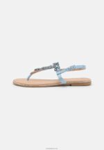 Anna Field kvinner t-bar sandaler lyseblå P266L1533 - Bilde 2