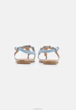 Anna Field kvinner t-bar sandaler lyseblå P266L1533 - Bilde 4