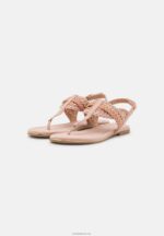 Anna Field kvinner t-bar sandaler rosa gullfarget P266L1520 - Bilde 3