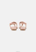 Anna Field kvinner t-bar sandaler rosa gullfarget P266L1520 - Bilde 4