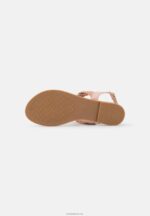 Anna Field kvinner t-bar sandaler rosa gullfarget P266L1520 - Bilde 5