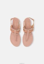 Anna Field kvinner t-bar sandaler rosa gullfarget P266L1520 - Bilde 6