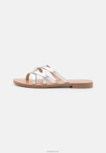 Anna Field kvinner t-bar sandaler sølv P266L1546 - Bilde 2