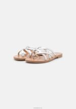 Anna Field kvinner t-bar sandaler sølv P266L1546 - Bilde 3