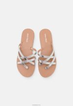 Anna Field kvinner t-bar sandaler sølv P266L1546 - Bilde 6