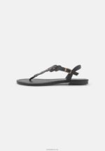 Anna Field kvinner t-bar sandaler svart P266L1498 - Bilde 2