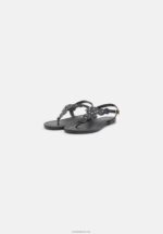 Anna Field kvinner t-bar sandaler svart P266L1498 - Bilde 3