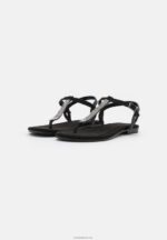 Anna Field kvinner t-bar sandaler svart P266L1504 - Bilde 3