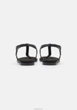 Anna Field kvinner t-bar sandaler svart P266L1504 - Bilde 4