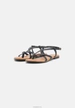 Anna Field kvinner t-bar sandaler svart P266L1506 - Bilde 3