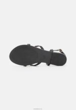 Anna Field kvinner t-bar sandaler svart P266L1506 - Bilde 5