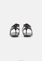 Anna Field kvinner t-bar sandaler svart P266L1516 - Bilde 4
