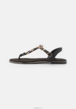 Anna Field kvinner t-bar sandaler svart P266L1530 - Bilde 2