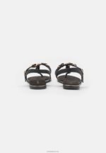 Anna Field kvinner t-bar sandaler svart P266L1530 - Bilde 4