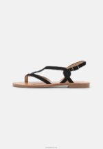 Anna Field kvinner t-bar sandaler svart P266L1531 - Bilde 2