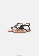 Anna Field kvinner t-bar sandaler svart P266L1531 - Bilde 3