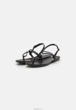Anna Field kvinner t-bar sandaler svart P266L1538 - Bilde 3