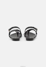 Anna Field kvinner t-bar sandaler svart P266L1538 - Bilde 4