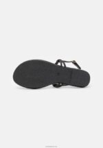 Anna Field kvinner t-bar sandaler svart P266L1538 - Bilde 5