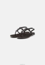 Anna Field kvinner t-bar sandaler svart P266L1541 - Bilde 3
