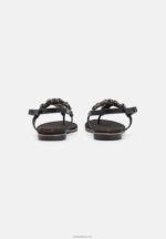 Anna Field kvinner t-bar sandaler svart P266L1541 - Bilde 4