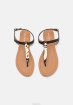 Anna Field kvinner t-bar sandaler svart P266L1547 - Bilde 6