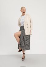 Anna Field kvinner t-skjorte med trykk hvit P266L239 - Bilde 2