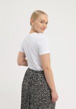 Anna Field kvinner t-skjorte med trykk hvit P266L239 - Bilde 3