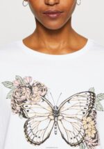 Anna Field kvinner t-skjorte med trykk hvit P266L333 - Bilde 6