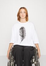 Anna Field kvinner t-skjorte med trykk hvit P266L371 - Bilde 6
