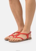 Anna Field kvinner t-stang sandaler rød P266L1525