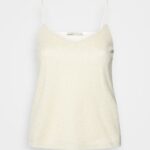 Anna Field kvinner topp beige P266L512