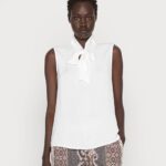 Anna Field kvinner topp hvit P266L407