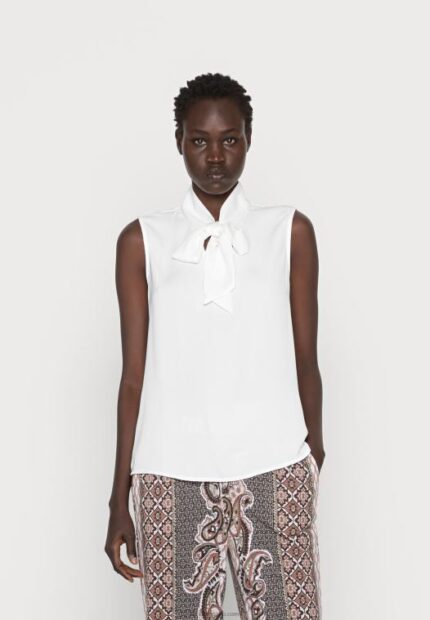 Anna Field kvinner topp hvit P266L407