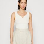 Anna Field kvinner topp off-white P266L470
