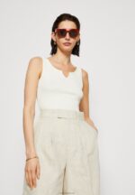 Anna Field kvinner topp off-white P266L470 - Bilde 4