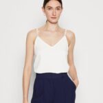 Anna Field kvinner topp off-white P266L475