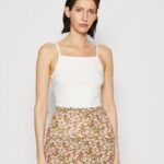 Anna Field kvinner topp off-white P266L492