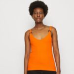 Anna Field kvinner topp oransje P266L455
