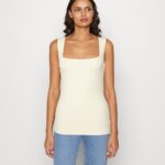 Anna Field kvinner topp sand P266L443