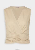 Anna Field kvinner topp sand P266L444 - Bilde 4