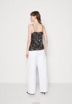 Anna Field kvinner topp sort/hvit P266L477 - Bilde 3