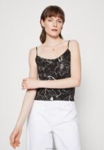 Anna Field kvinner topp sort/hvit P266L477 - Bilde 4