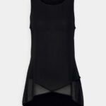 Anna Field kvinner topp svart P266L385