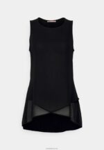 Anna Field kvinner topp svart P266L385