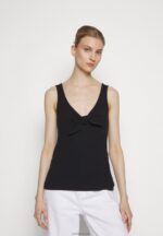 Anna Field kvinner topp svart P266L400