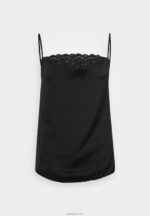 Anna Field kvinner topp svart P266L447