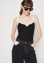 Anna Field kvinner topp svart P266L503 - Bilde 4